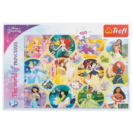 Puzzle Disney Pribcess 100 darabos Trefel 