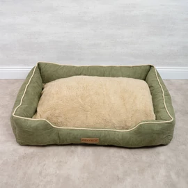 Kutyafekhely, kutyaágy zöld M méret (Suededoghouse-green-m)