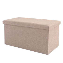 Ülésre alkalmas tárolódoboz, ülőke bézs (storage-box-76-beige)