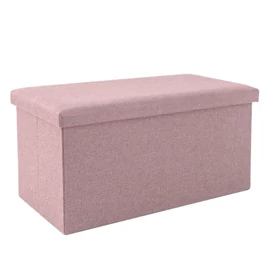 Ülésre alkalmas tárolódoboz, ülőke rózsaszín (storage-box-76-pink)