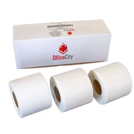 3000db 75x37mm direkt termál tekercses etikett címke (1000 címke/tekercs, 3 tekercs)