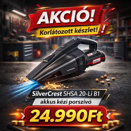 Silvercrest kéziporszívó