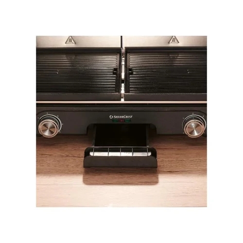 SILVERCREST STG 2200 A2 elektromos asztali grill 2000W – grillsütő fekete