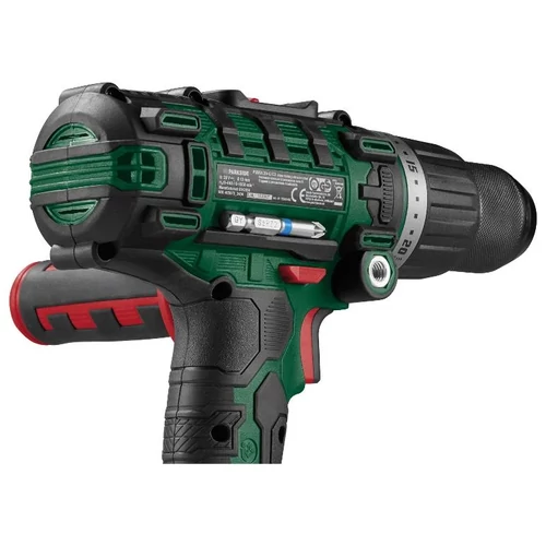 ParkSide PSBSA 20-Li E4  Kétsebességes akkus fúró, ütvefúró, behajtó gép, 20V, 45Nm, kofferben