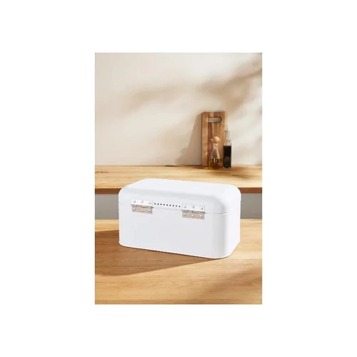 Silvercrest kenyértartó fém, kitekintőablakkal,tört fehér színű 