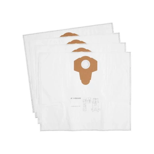 Parkside gyári porzsák-szűrőzsák 4db textil száraz nedves porszívókhoz PVFT 30 A1