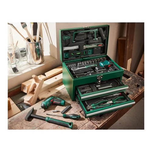 Szerszámtáska akkus csavarhúzóval PWBM A1 92 darabos készlet