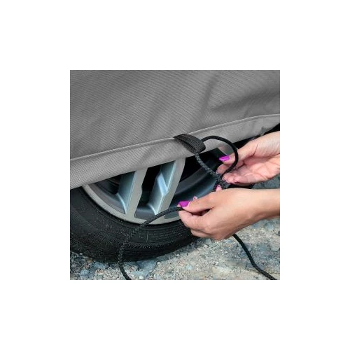 Autóponyva 380-405 cm hatchback – Vízálló,UV álló kültéri autótakaró Mobile Garage M2