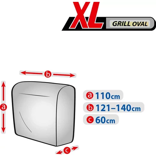 Kerti grill védőponyva (110 x 121-140 x 60 cm) ovális XL