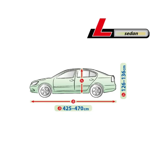 Mobile Garage autótakaró ponyva Kegel L Sedan 425-470 Cm