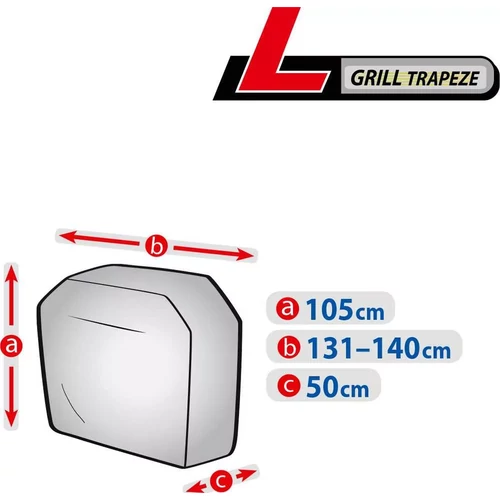 Kerti grill védőponyva (105 x 131-140 x 50 cm) széles trapéz L