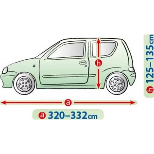 Mobile Garage autótakaró ponyva 320-332 cm - S2 hatchback