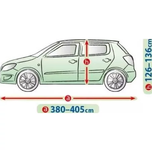 Mobile Garage autótakaró ponyva 380-405 cm - M2 Hatchback