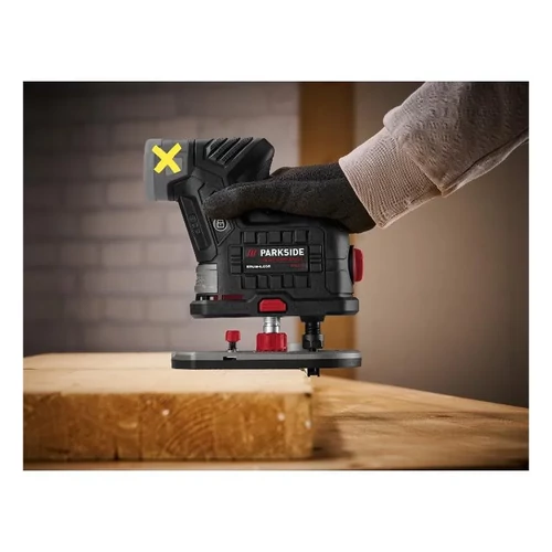 PARKSIDE PERFORMANCE PPAKF 12 A1 akkus felsőmaró,marófej készlettel, 12V (akku nélkül)