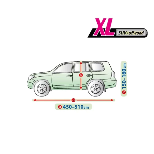 Autóponyva Kegel Perfect Garage 450-510 cm- XL SUV/Off Road
