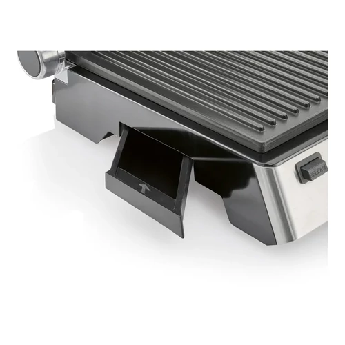 SILVERCREST SKGE 2000 D3 kontakt grill 2000W – elektromos asztali grill inox