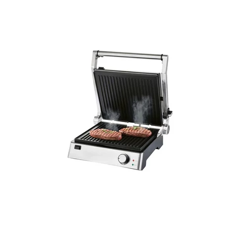 SILVERCREST SKGE 2000 D3 kontakt grill 2000W – elektromos asztali grill inox