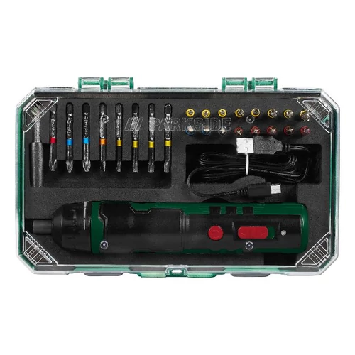  akkus csavarhúzó bitekkel