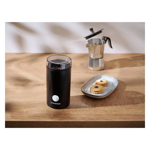 SILVERCREST elektromos kávédaráló 180W – fekete, SKME 180 C2