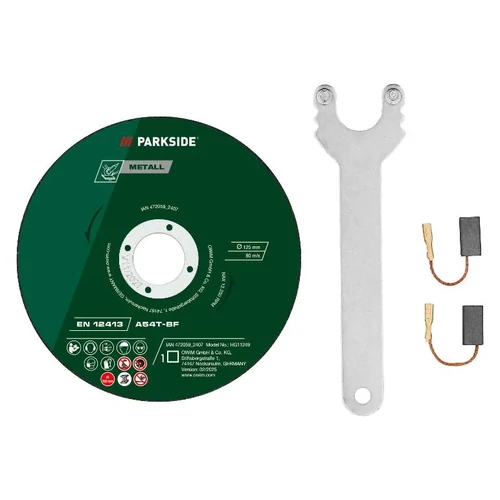 ParkSide PWS 125 I9 Elektromos sarokcsiszoló,flex fordulatszám szabályzóval 125 mm / 1200W