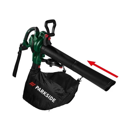 ParkSide PELSB 3000 A1 lombszívó, lombfúvó, elektromos szabályozható fordulatú, 3000W  