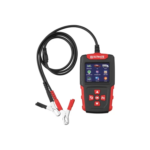 járműakkumulátor diagnosztikai eszköz 3 tesztmóddal