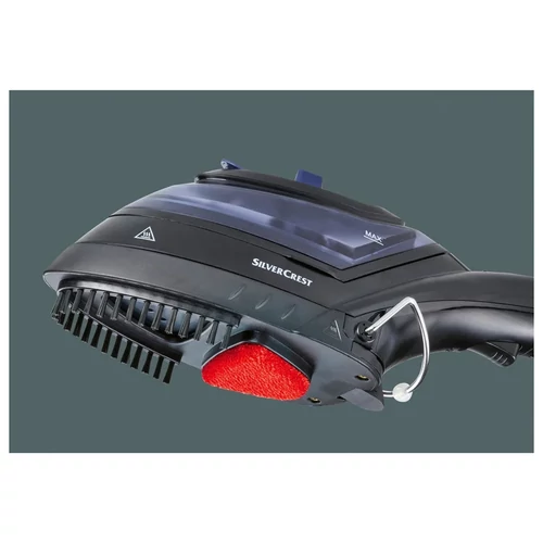 SILVERCREST SDRB 1000 B1 kézi gőzölős vasaló kefe, fekete/kék 1000W