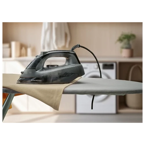 SILVERCREST SDBG 2200 A1 gőzölős vasaló– elektromos vasaló fekete/szürke  2200W 