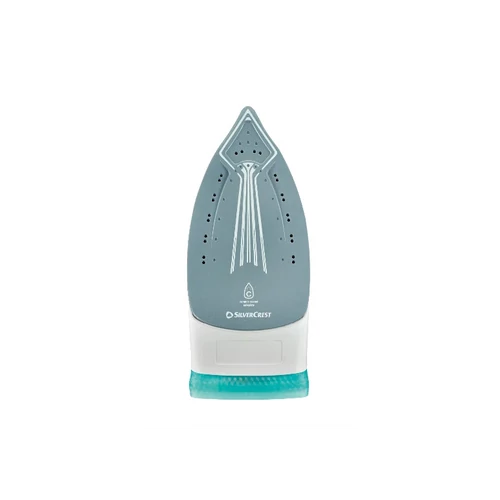 SILVERCREST SDBG 2200 A1 gőzölős vasaló – elektromos vasaló fehér/türkiz 2200W 