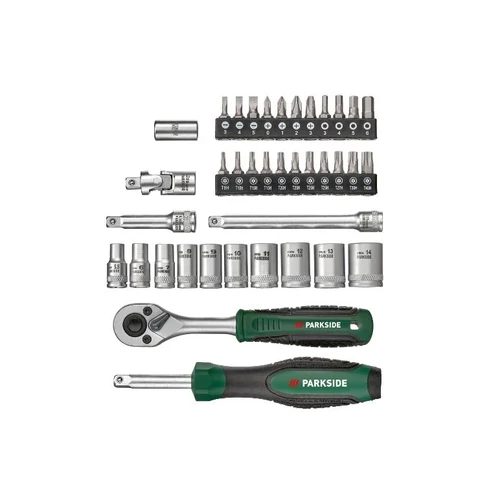 Parkside Dugókulcs készlet, 38 darabos