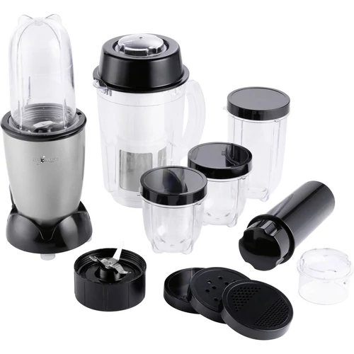 GOURMETmaxx Mixer Mr. Magic 18 részes turmixgép 400W szürke/fekete