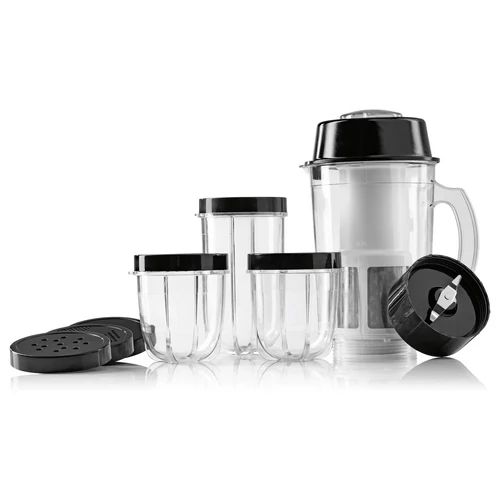 GOURMETmaxx Mixer Mr. Magic 18 részes turmixgép 400W szürke/fekete