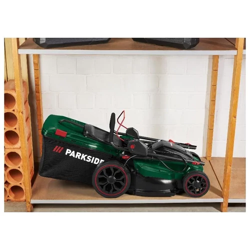 ParkSide PRMA 40 E3 akkus fűnyíró, Brushless motorral 40V, akku és töltő nélkül 50 L 40 cm