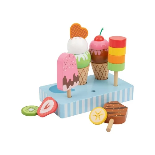 Lupilu fa  fagylalt-jégkrém készlet 17 darabos 