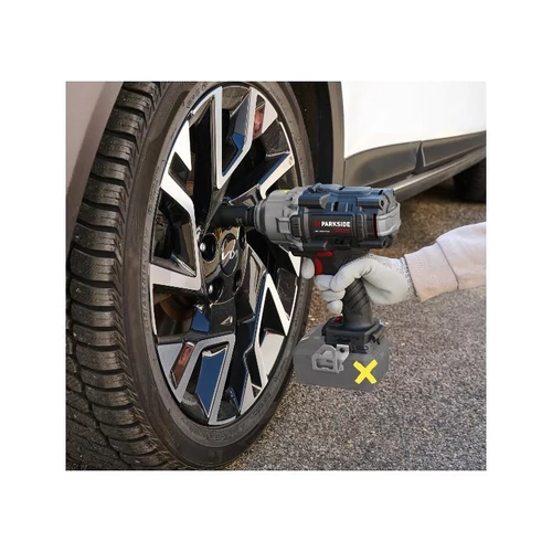 ParkSide Performance PASSP 20-Li C4  Akkus autó ütvecsavarozó kerékkulcs akku és töltő nélkül, kefe nélküli motor,tartozékokkal,1900 Nm