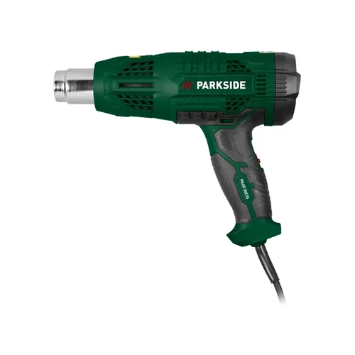 ParkSide PHLGD 2000 C4 Forrólevegőfúvó, hőlégfúvó, 4 féle tartozék fejjel, 2000W elektromos