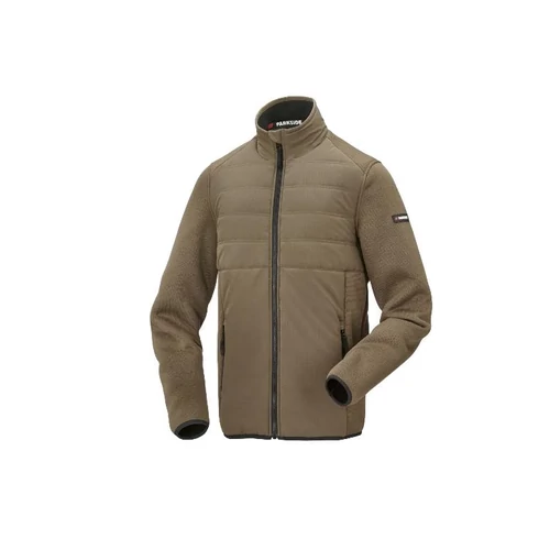 Férfi bélelt munkakabát cipzáras