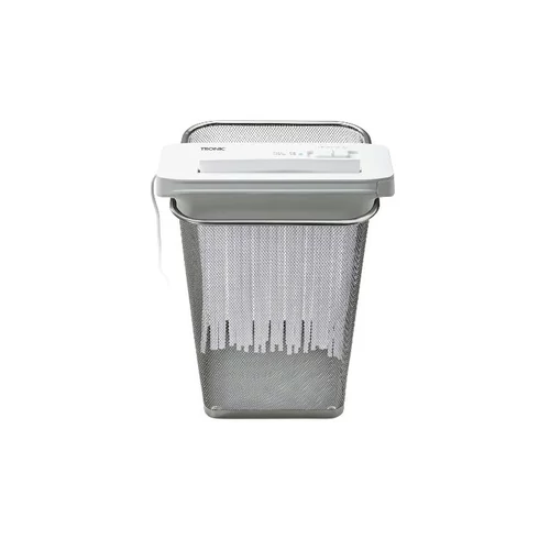 TRONIC TAV 190 A1 iratmegsemmisítő kerek-szögletes papírkosárra fehér
