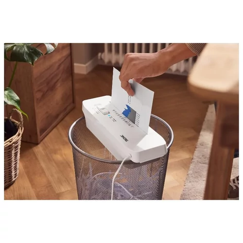 TRONIC TAV 190 A1 iratmegsemmisítő kerek-szögletes papírkosárra fehér