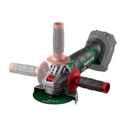 ParkSide PWSA 20 Li G4 akkumulátoros sarokcsiszoló kofferben,akku és töltő nélkül  