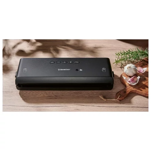 SilverCrest SV 130 A1 vákuumcsomagoló,fóliahegesztő, WET és SOFT programmal,130 W / fekete 