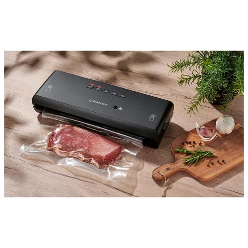 SilverCrest SV 130 A1 vákuumcsomagoló,fóliahegesztő, WET és SOFT programmal,130 W / fekete 