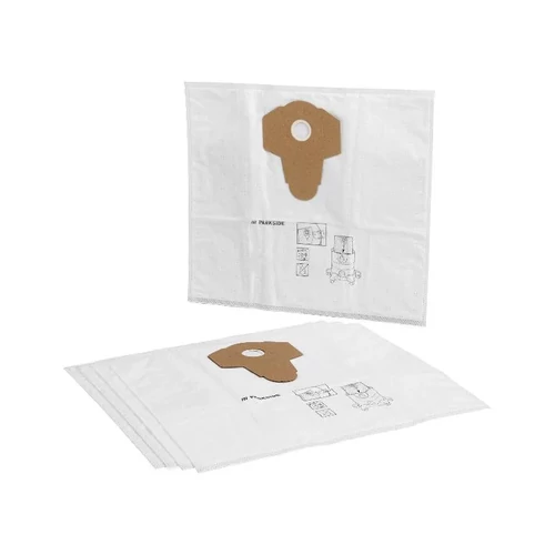 ParkSide PVFT 20 A1 gyapjú porzsák-szűrőzsákok 20L 5db/doboz