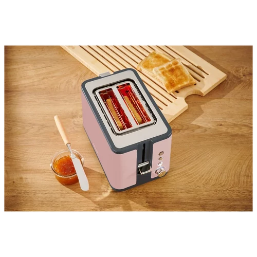 SILVERCREST  STC 850 E4/SOTC 850 E4  Kenyérpirító  2 szeletes rózsaszín