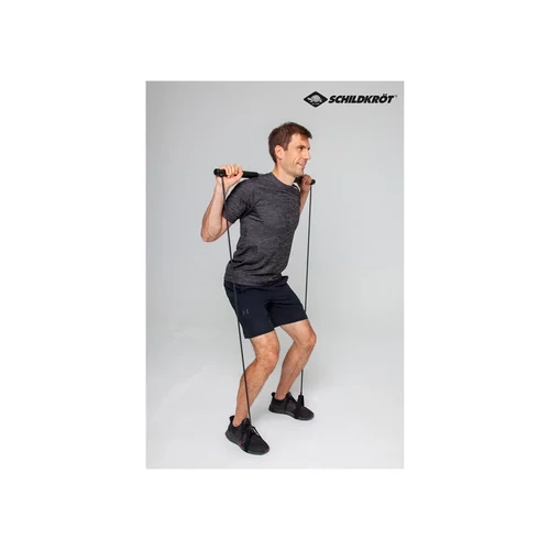 Erősítő fitneszrúd gumis expanderrel 