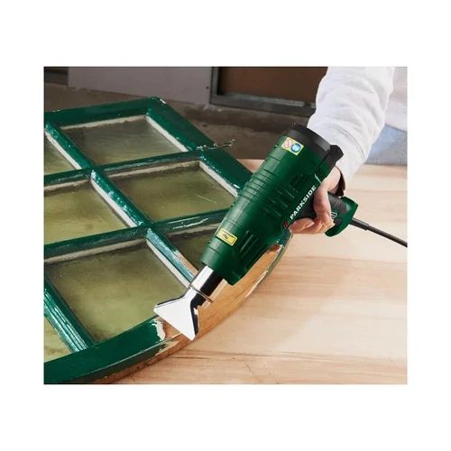 ParkSide PHLGD 2000 C4 Forrólevegőfúvó, hőlégfúvó, 4 féle tartozék fejjel, 2000W elektromos