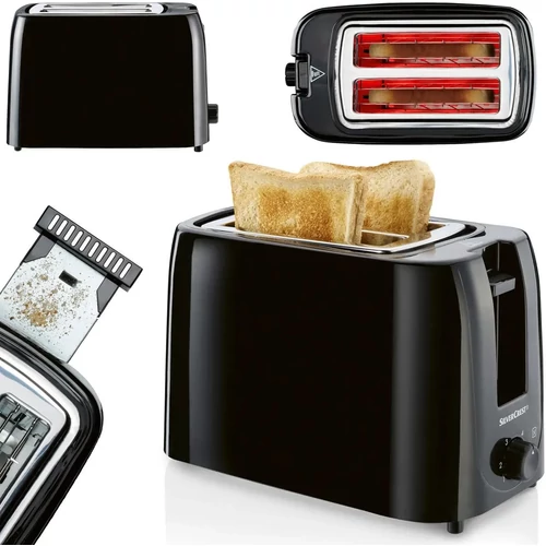 SILVERCREST kenyérpirító 750W – elektromos, fekete, STK 750 A2