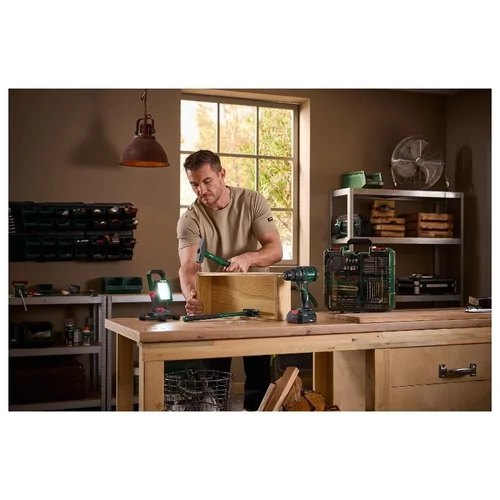 ParkSide PABS 20-Li i9 SET Akkumulátoros fúrógép, csavarozó, behajtó, 2 db Li-ion akkuval kofferben