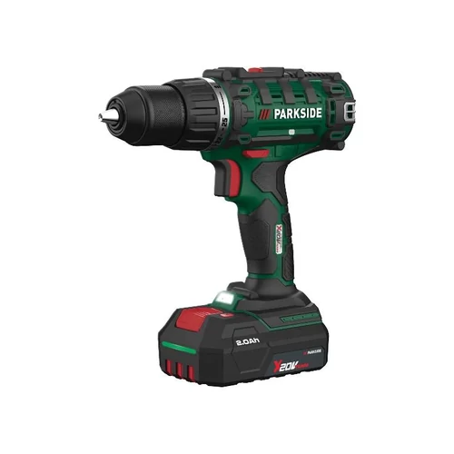 ParkSide PABS 20-Li i9 SET Akkumulátoros fúrógép, csavarozó, behajtó, 2 db Li-ion akkuval kofferben