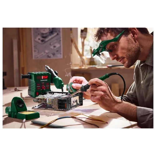 PARKSIDE PHLLS 745 B1 Forrasztópáka és hőlégfúvó állomás,tartószerkezettel 745 W